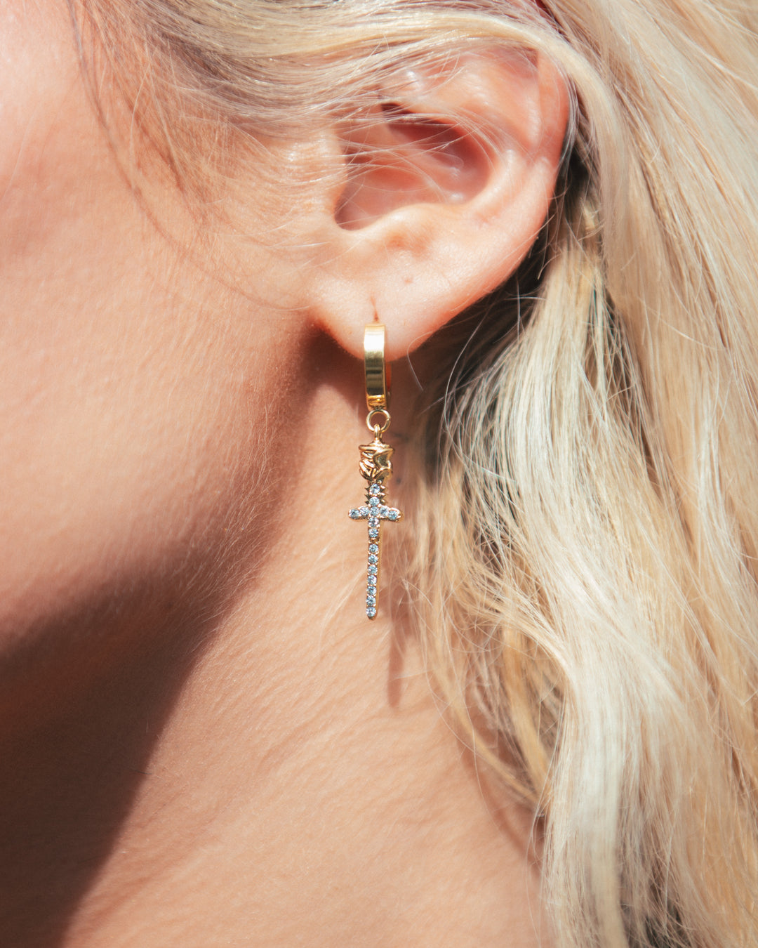 Crystal Dagger Earrings