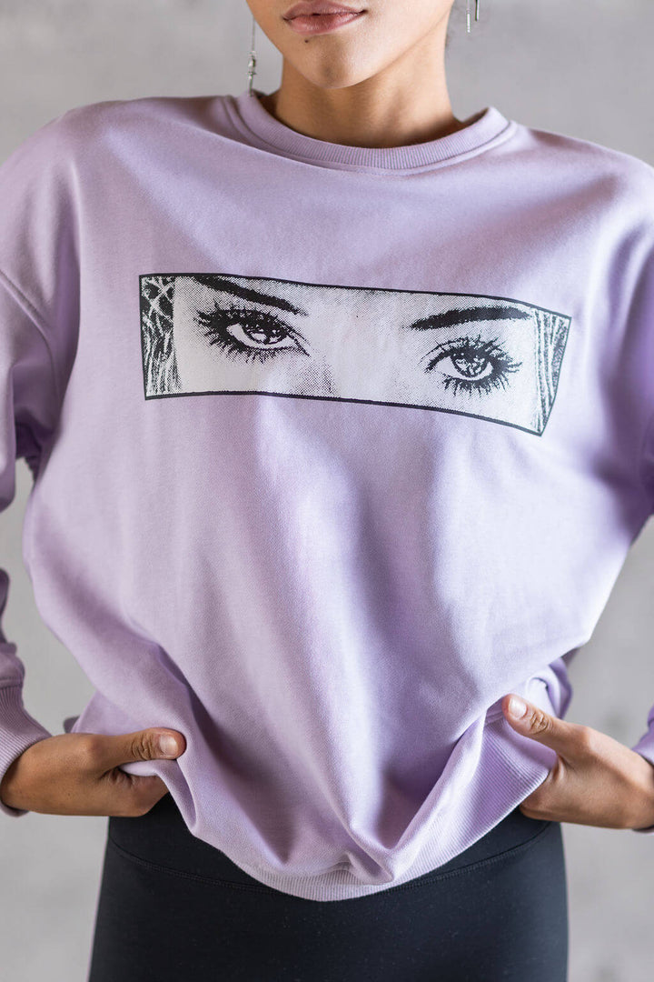 MYSTIC IRIS SWEATER - Purple
